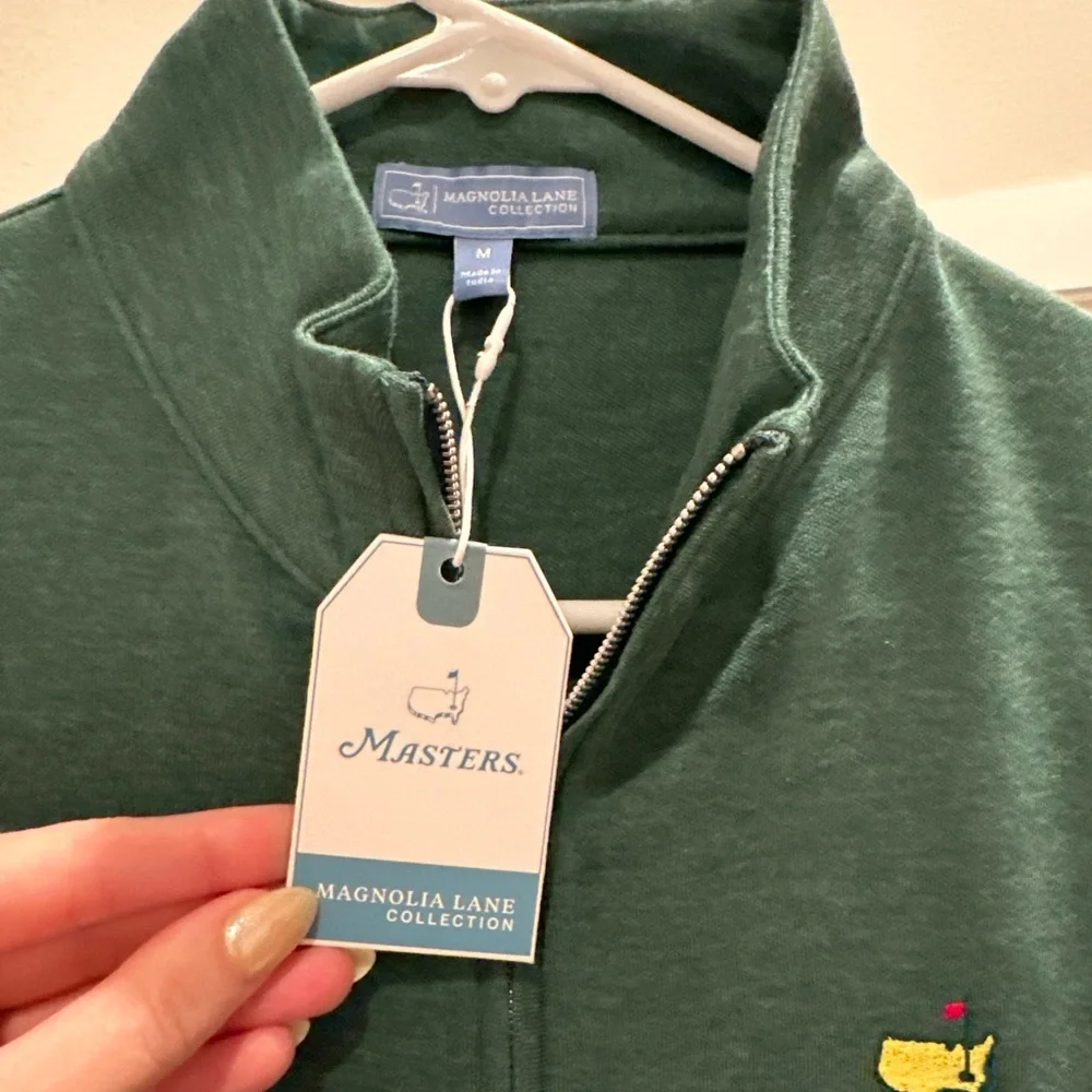NWT RARE Women’s Full Zip Masters Jacket - Medium - Green - Picture 4 of 5